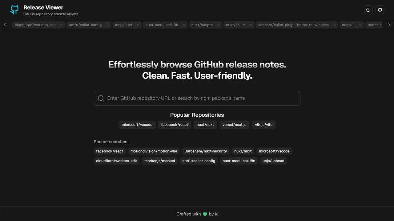 Release Viewer