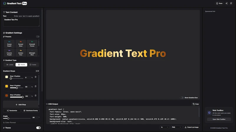 Gradient Text Pro