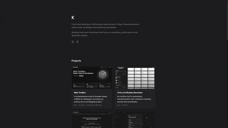 Portfolio site